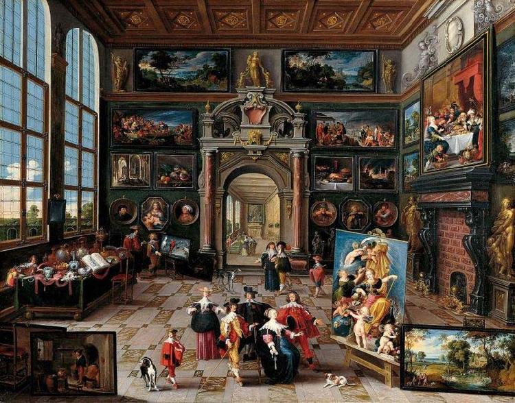 Frans Francken II Galerie eines Sammlers